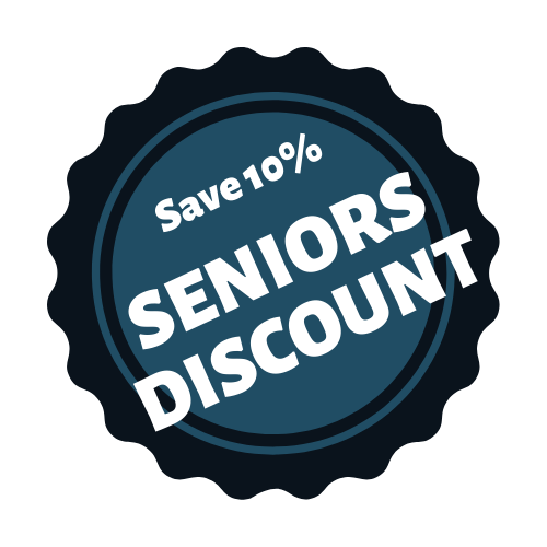 10% Seniors Discounts